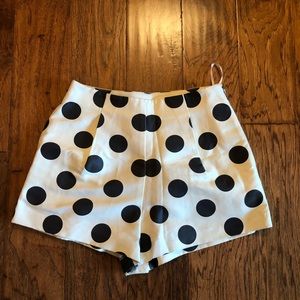 Playful polka dot shorts